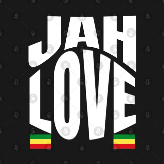 Jah Love Rasta Lion Reggae Rastafari by Merchweaver