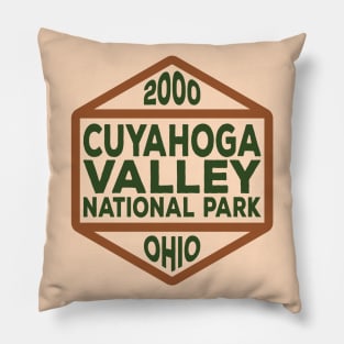 Cuyahoga Valley National Park badge Pillow