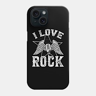 I love rock Phone Case