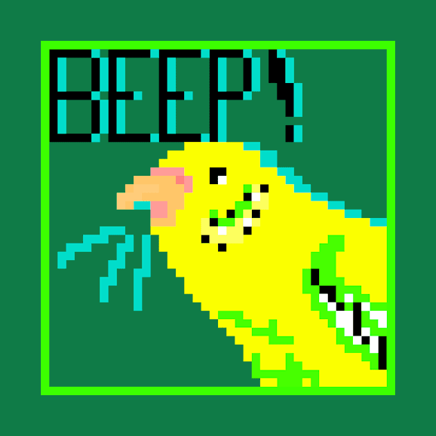 Budgie Beep Pixel by ManicWax