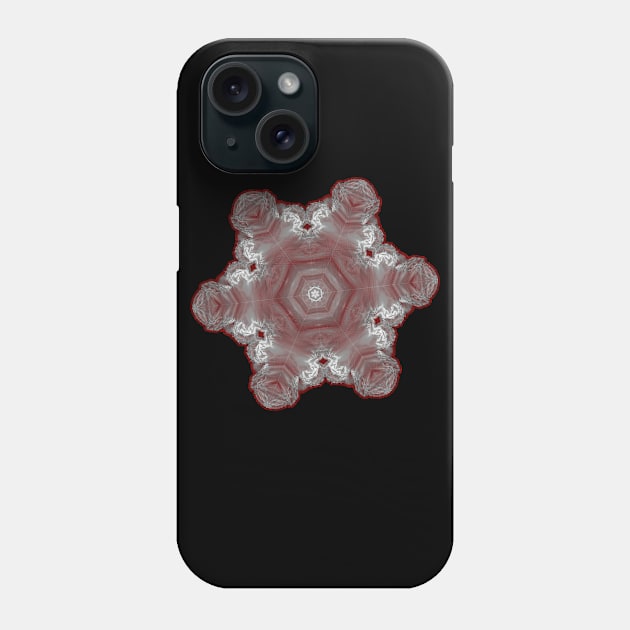 Spectacular fractal snowflake Phone Case by hereswendy