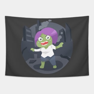 Cute Zombie Tapestry