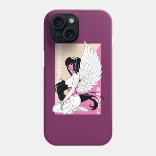 Anime Girl With Angel Wings Phone Case