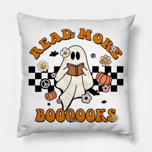 Groovy Halloween Read More Books Cute Boo Read A Book Shirt Pillow
