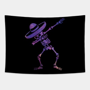 sKULL DIA DE MUERTOS DAB SPACE Tapestry