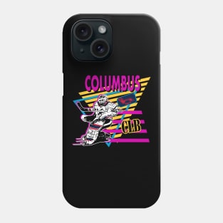 Columbus Neon Hockey Phone Case