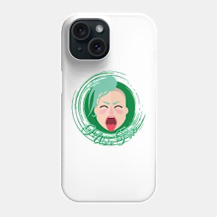 Miss Fits Misfits Funny Angry Woman Design Phone Case