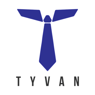 TyvanTV Logo w/TYVAN - Blue T-Shirt