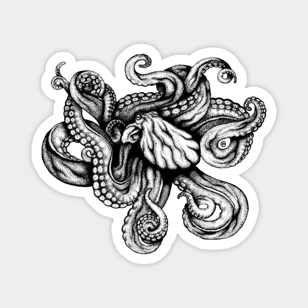 Octopus Magnet by InkCats
