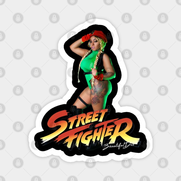 Street Fighter Cammy  BeautifulDiz Magnet by BeautifulDiz