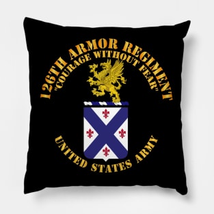 COA - 126th Armor Regiment Pillow