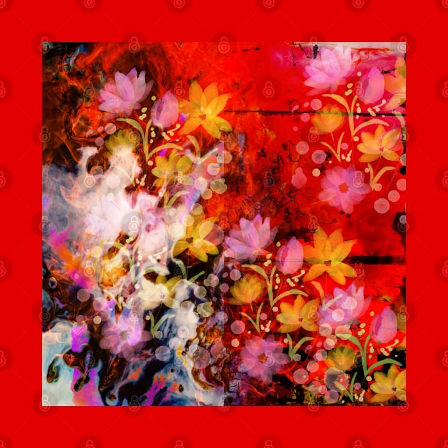 Abstract floral art by jen28