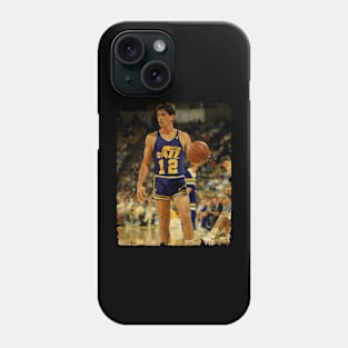 John Stockton - Vintage Design Of Basketball Phone Case