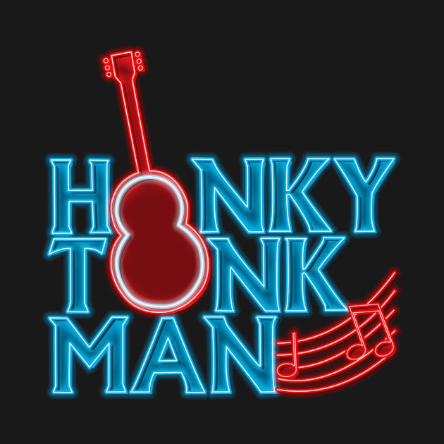 Honky tonk man neon bg by AJSMarkout