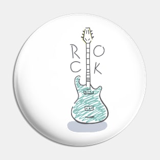 Rock design, Guitar Design Pin
