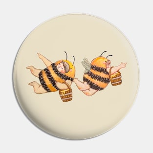 Honey Bee Harvest Pin