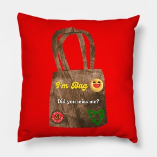 I'm Bag! Recycle Reduce Reuse & Rethink Pillow