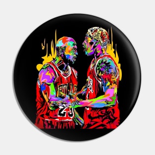 BASKETBALLART - DUO DANGER Pin