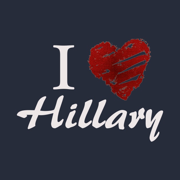 I love Hillary by ESDesign