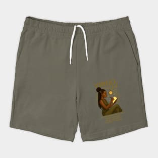 Virgo Girl – Focused Black Woman Shorts