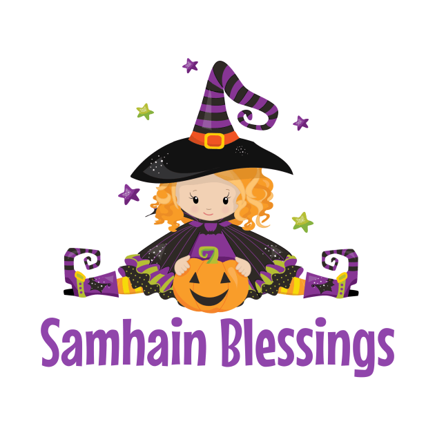Samhain Wicca Witch Gift Pumpkin Pagan Family Design by InnerMagic