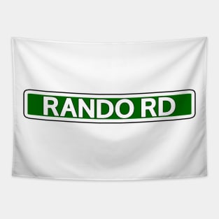 Rando Rd Street Sign Tapestry