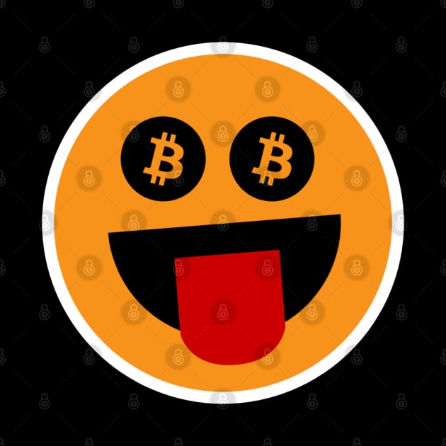 Bitcoin Crazy Emoji by Rules of the mind