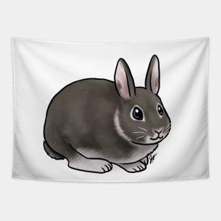 Small Mammal - Rabbit - Black and White Netherland Dwarf Tapestry