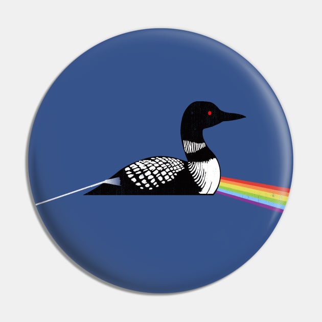 Original Classic Dark Side of the Loon Bird Watching Pin by The 1776 Collection 