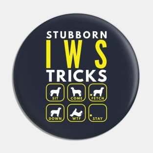 Stubborn Irish Water Spaniel Tricks - Dog Training Pin