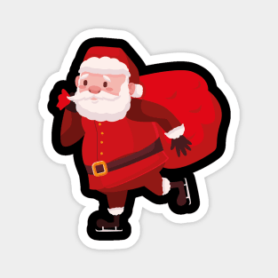 santa on giving gifs Magnet