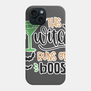 This Witch Funs On Boos Funny Halloween Shirt Phone Case