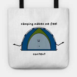 camping makes me content Tote