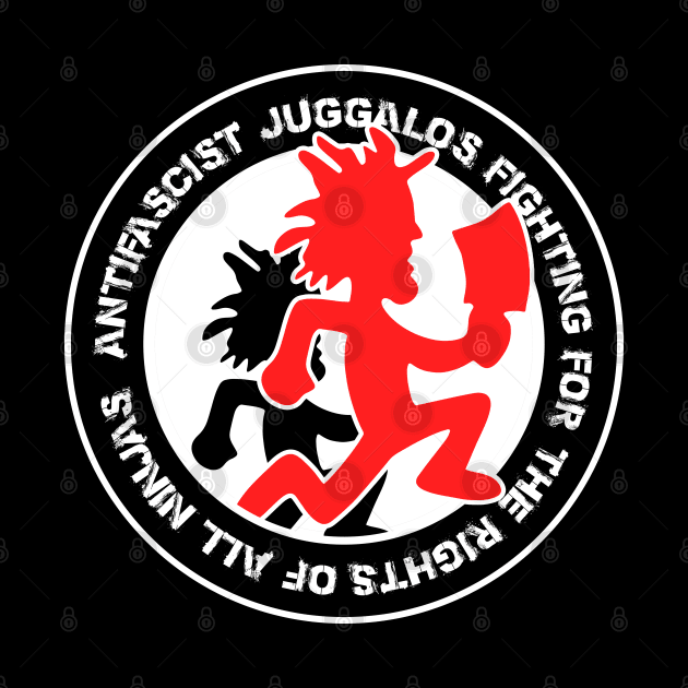 Antifa Juggalo shirt by GodsBurden