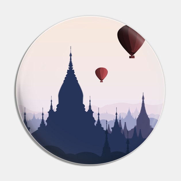 Myanmar Temple city Pin by lanaxxart