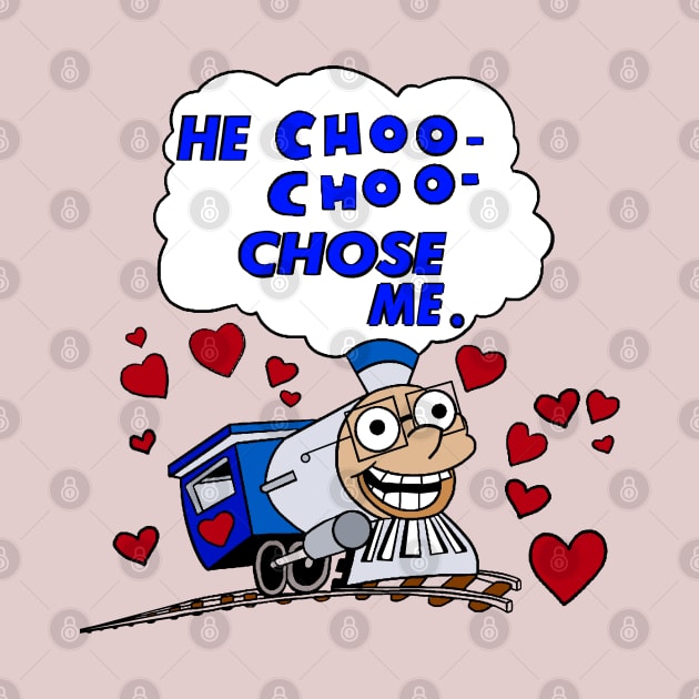 He choo choo chose me by Orchid's Art