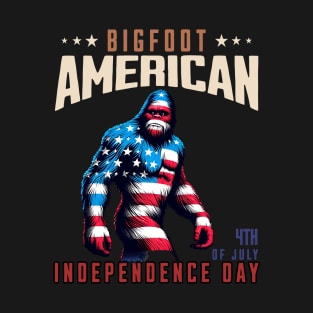 4th of July Bigfoot T-Shirt