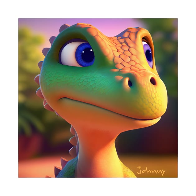 Baby Dinosaur Dino Bambino - Johny by KOTOdesign