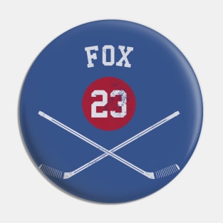 Adam Fox New York R Sticks Pin