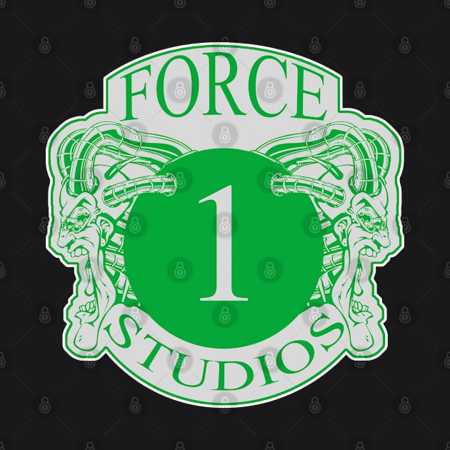 Force 1 Studios Kelly Green & Grey Line by Force 1 Studios LLC