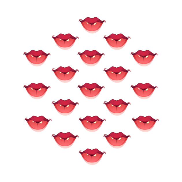 sexy lips design by NiceAndBetter Studio.