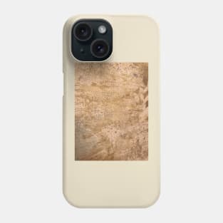 Tan Cork Frotage Painting Phone Case