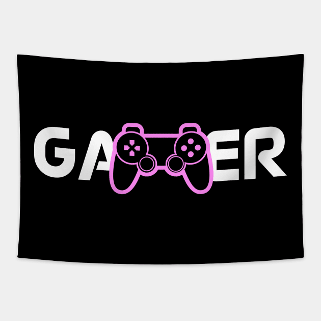 PINK GAMER GIRL MERCH Tapestry by Made In Kush