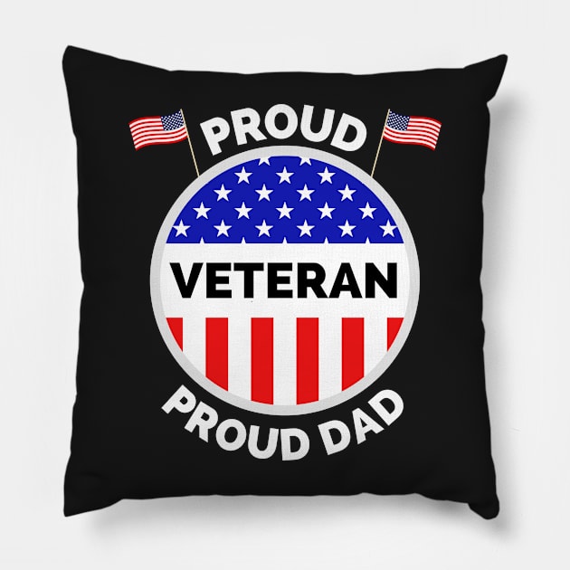 Veterans day, freedom, is not free, lets not forget, lest we forget, millitary, us army, soldier, proud veteran, veteran dad, thank you for your service Pillow by Famgift