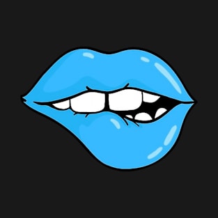 Kinky Blue Lips T-Shirt