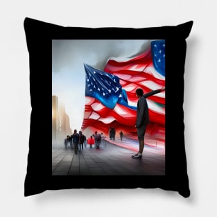 American Flag Pillow