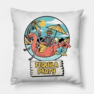 It's Tequila party Cinco De Mayo Drinking Pillow