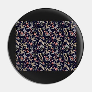 Tropical Flower Pattern Pin