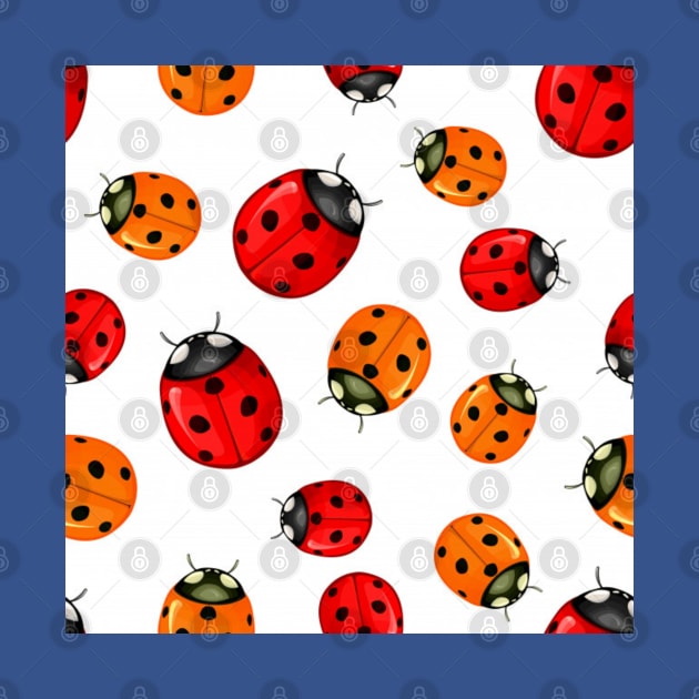 Ladybird design for apparels and products by Flower Queen