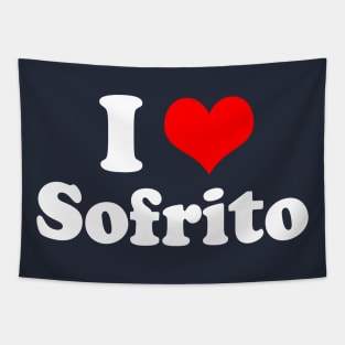 I Love Sofrito Heart Spanish Puerto Rican Food Tapestry